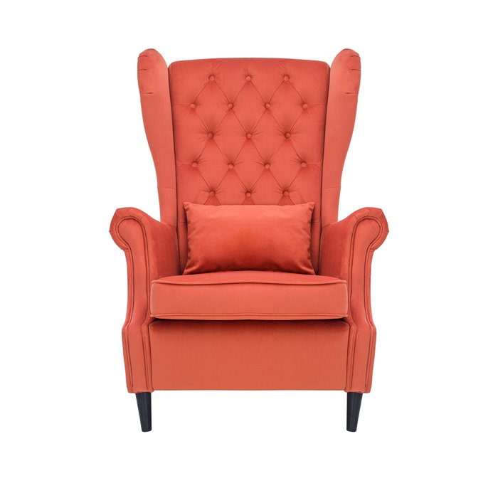 Кресло Винтаж оранжевого цвета - купить Интерьерные кресла по цене 33390.0