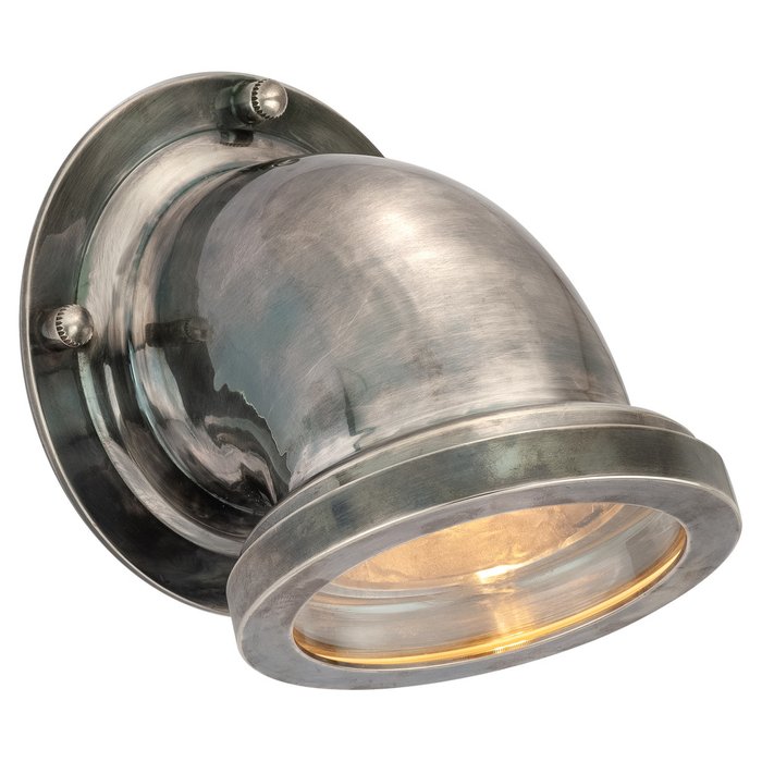 Настенный уличный светильник серебряного цвета - купить Настенные уличные светильники по цене 41440.0