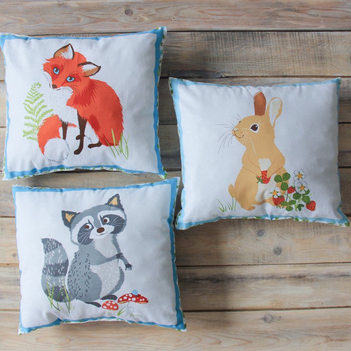 Подушка Retro Fawn из 100% хлопка - лучшие Декоративные подушки в INMYROOM Подушка Retro Fawn из 100% хлопка - лучшие Декоративные подушки в INMYROOM