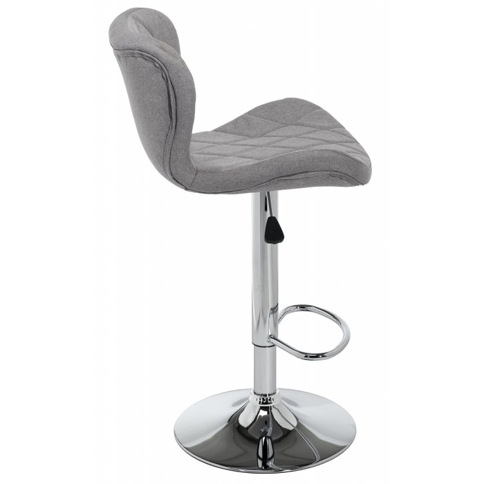 Барный стул Porch grey fabric с обивкой серого цвета - лучшие Барные стулья в INMYROOM