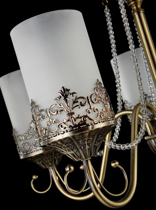 Подвесная люстра Sherborne с подвесками из кристаллов - купить Подвесные люстры по цене 14990.0