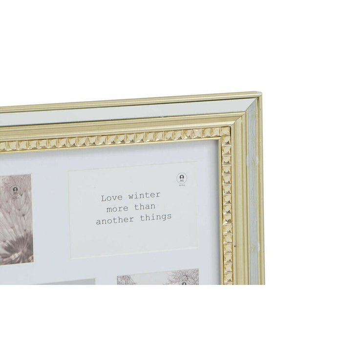 Фоторамка Luxury 46,5 x 2 x 40 cm Стеклянный Серебристый Позолоченный полистирол традиционный (2 штук) - купить Рамки по цене 7431.0