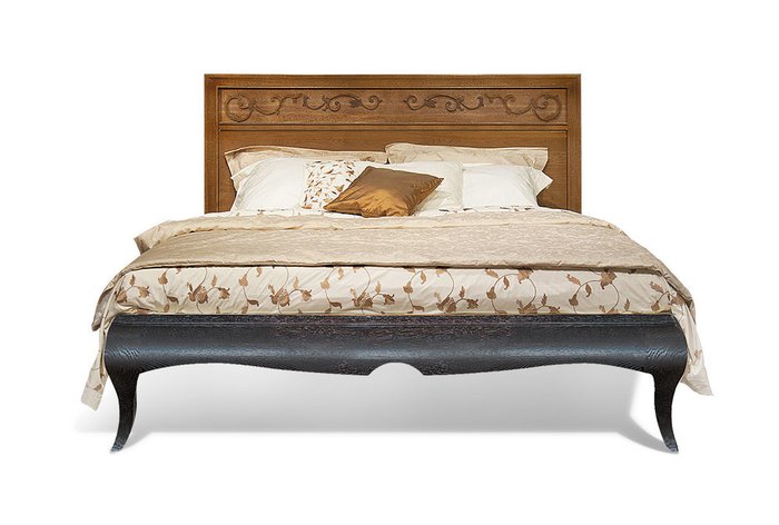 Кровать Соната 180х200 коричневого цвета