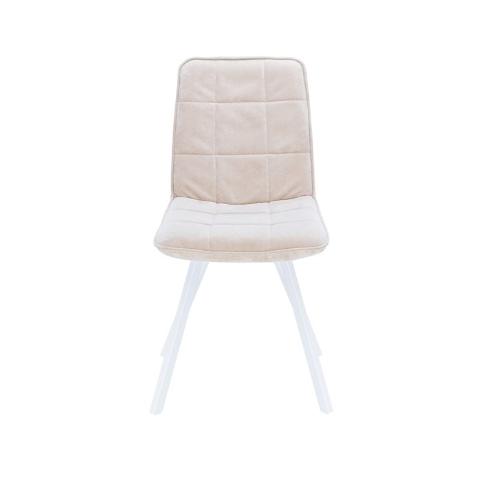 Стул Норман бело-бежевого цвета - купить Обеденные стулья по цене 5750.0