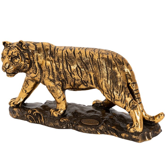 Статуэтка Крадущийся тигр бронзового цвета - купить Фигуры и статуэтки по цене 4544.0
