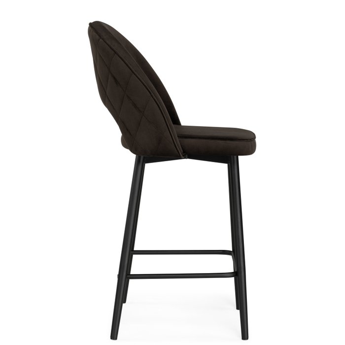Стул полубарный Клэйн коричневого цвета - лучшие Барные стулья в INMYROOM