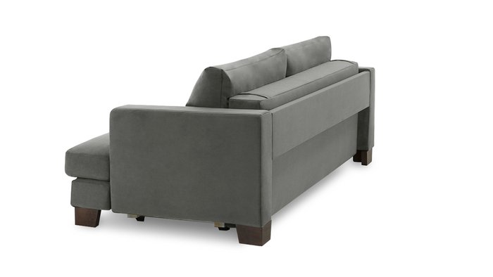 Прямой диван-кровать Марсель серого цвета - лучшие Прямые диваны в INMYROOM