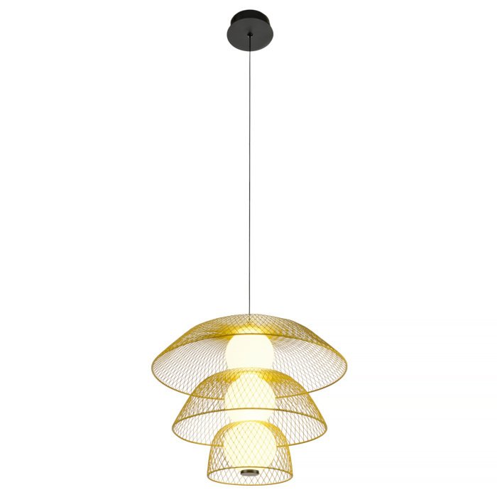 Подвесной светильник Pauline MR2494-1PL (металл, цвет песочный) - купить Подвесные светильники по цене 12995 Подвесной светильник Pauline MR2494-1PL (металл, цвет песочный) - купить Подвесные светильники по цене 12995