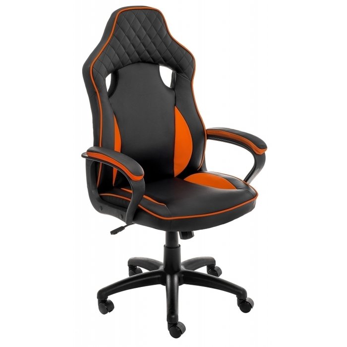 Компьютерное кресло Anger черно-оранжевого цвета