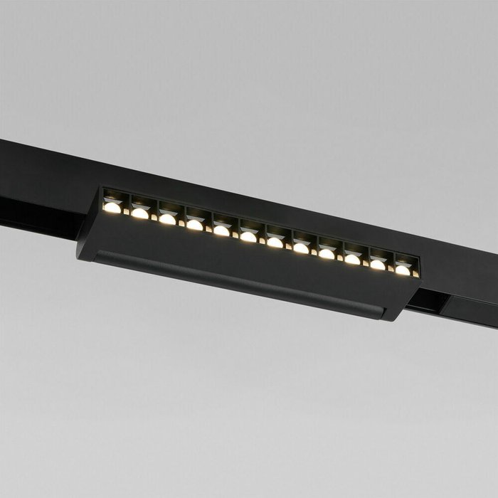 Умный трековый светильник 12W 2700-6500K Dim HL02 (черный) 85195/01 Slim Magnetic - лучшие Трековые светильники в INMYROOM
