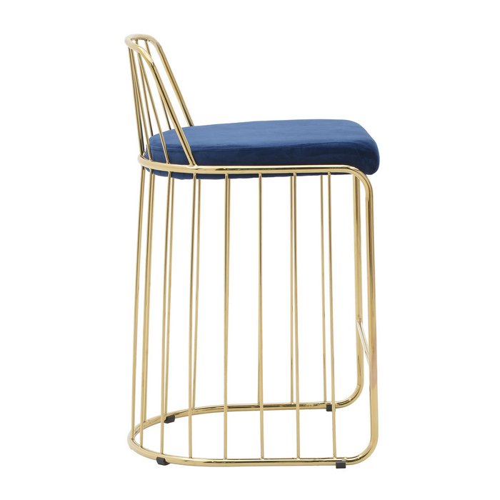 Барный стул с металлическим каркасом золотого цвета - лучшие Барные стулья в INMYROOM