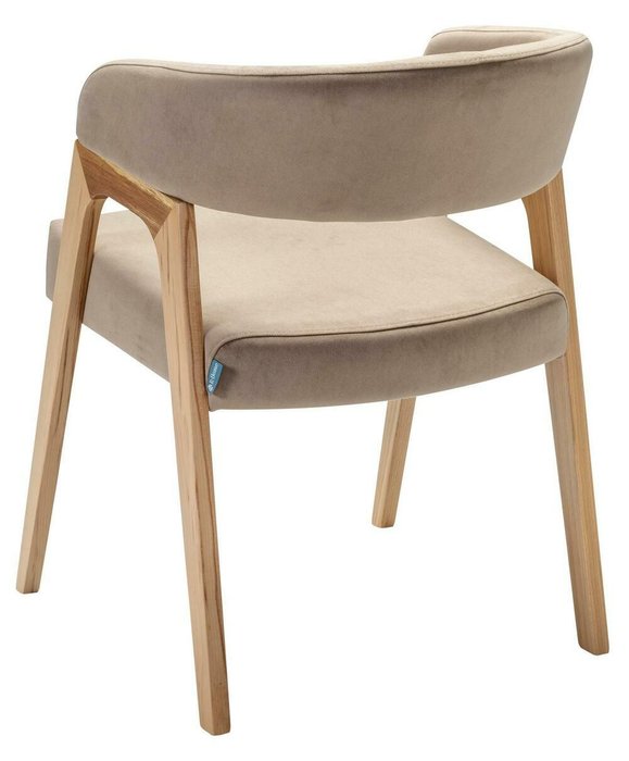 Стул-кресло Baxter бежевого цвета - лучшие Обеденные стулья в INMYROOM
