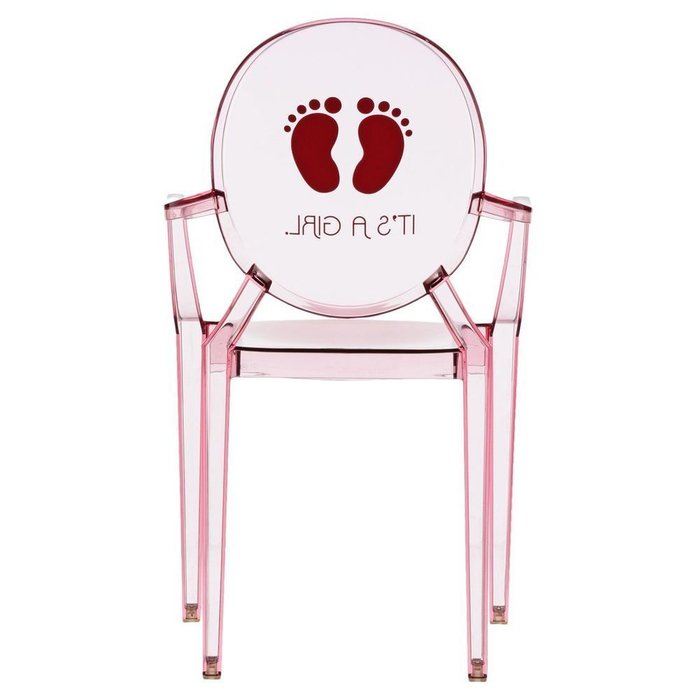 Стул детский Lou Lou Ghost розового цвета - лучшие Детские стулья в INMYROOM