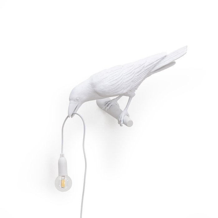 Настенный светильник Bird White Looking