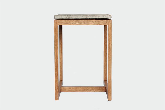 Кофейный столик "ДЖИМ" с бетонной столешницей - лучшие Кофейные столики в INMYROOM