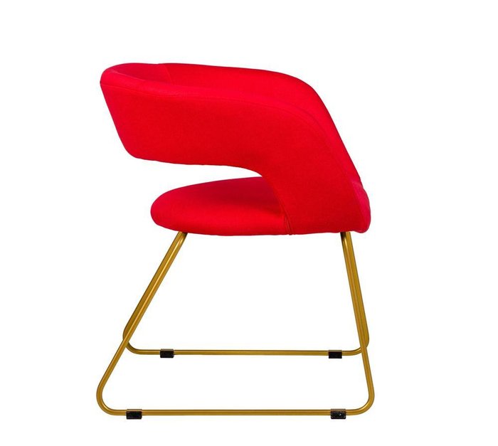 Стул Hugs золотисто-красного цвета - лучшие Обеденные стулья в INMYROOM