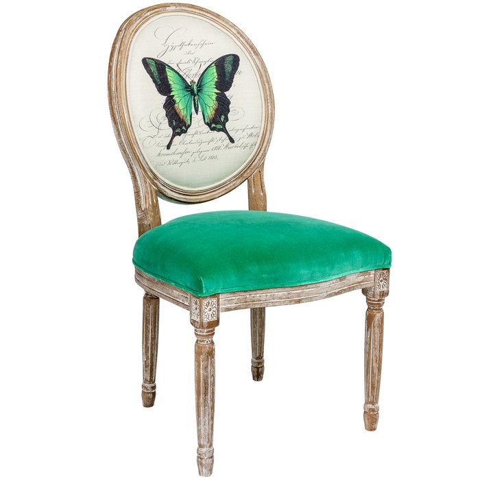 Стул Мисс Перант с бархатным сидением - купить Обеденные стулья по цене 32000.0
