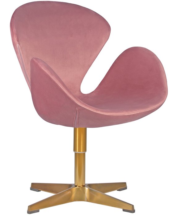 Кресло дизайнерское Swan розового цвета - купить Интерьерные кресла по цене 32630.0