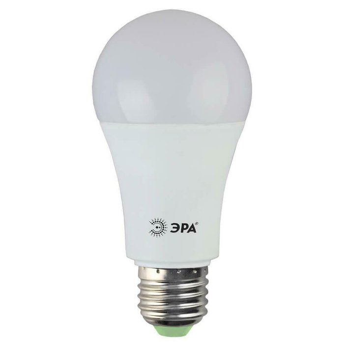 Лампа светодиодная ЭРА E27 15W 2700K матовая LED A60-15W-827-E27