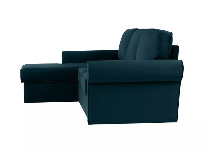 Угловой диван-кровать Murom темно-синего цвета - лучшие Угловые диваны в INMYROOM
