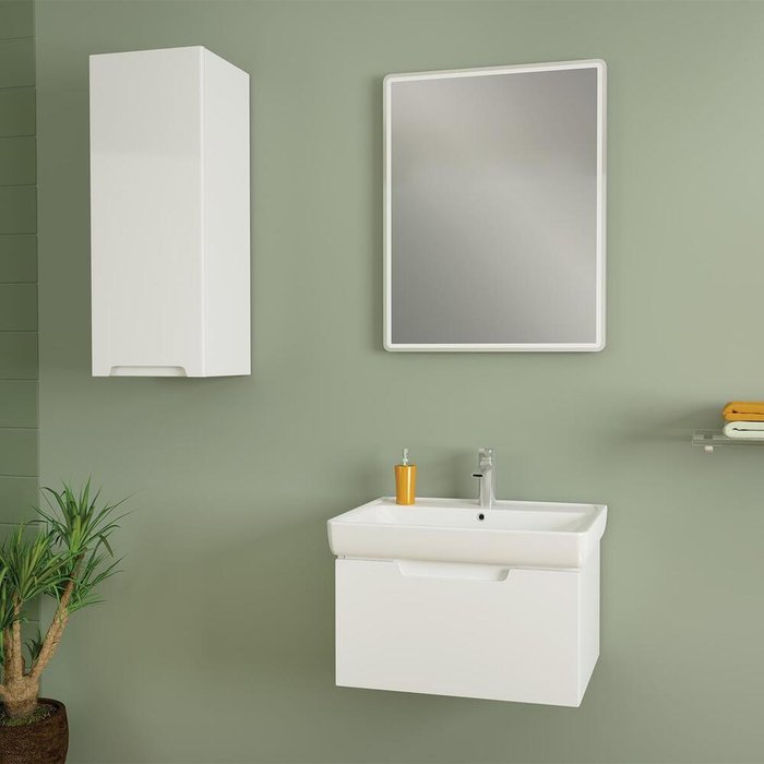 Зеркало Dreja Tiny 50 белый - лучшие Настенные зеркала в INMYROOM Зеркало Dreja Tiny 50 белый - лучшие Настенные зеркала в INMYROOM