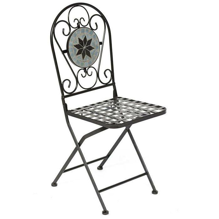Набор из двух садовых стульев Secret de Maison Vicenza черного цвета - купить Садовые стулья по цене 10920.0