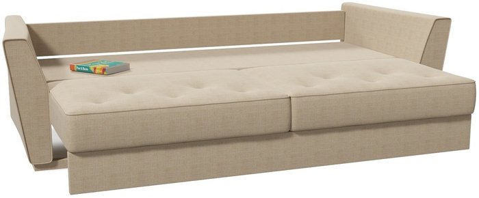 Диван-кровать прямой Милан бежевого цвета - купить Прямые диваны по цене 20305.0