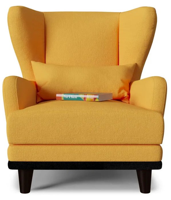 Кресло Роберт дизайн 1 желтого цвета - купить Интерьерные кресла по цене 11034.0