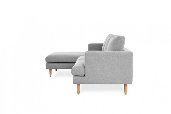 Угловой модульный диван серого цвета - купить Угловые диваны по цене 85271.0