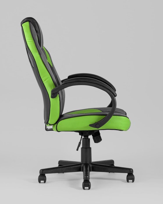 Кресло игровое Top Chairs Sprinter черно-зеленого цвета - лучшие Офисные кресла в INMYROOM