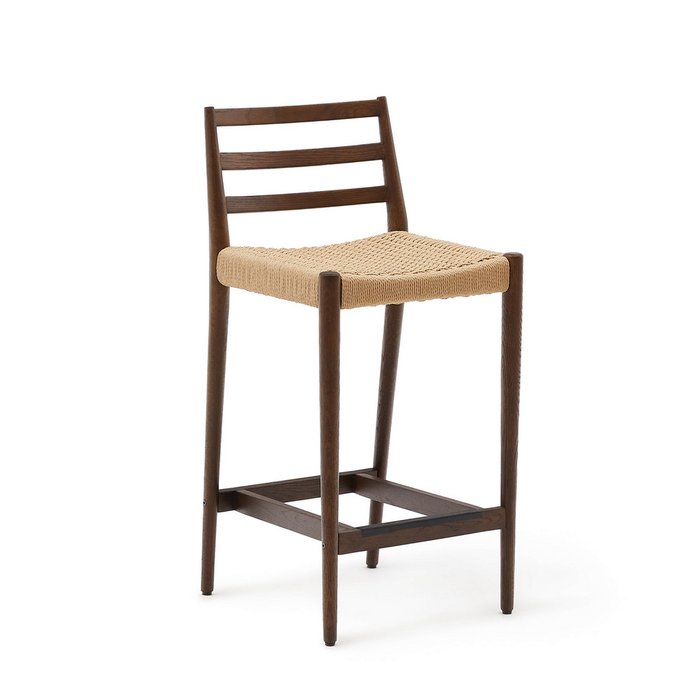 Барный стул Analy бежево-коричневого цвета
