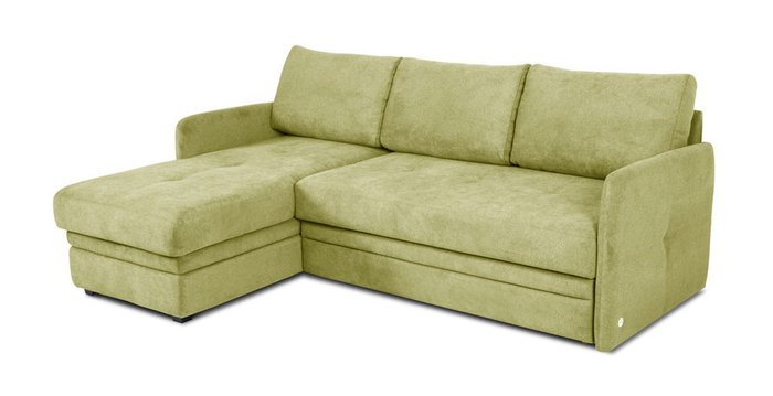 Угловой диван-кровать Флит зеленого цвета - купить Угловые диваны по цене 71226.0