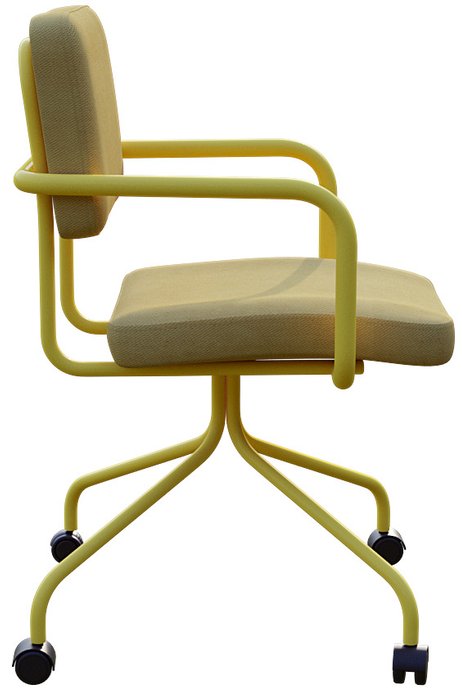 Стул офисный Весна желтого цвета - лучшие Офисные кресла в INMYROOM