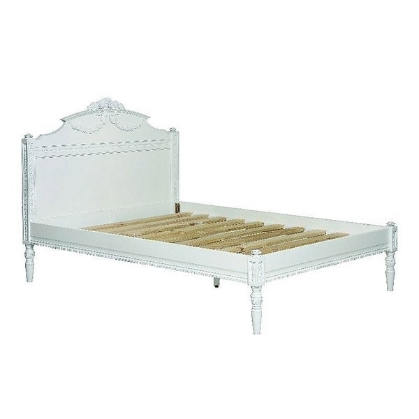 Кровать Будуар белого цвета 90х200   - купить Кровати для спальни по цене 130200.0