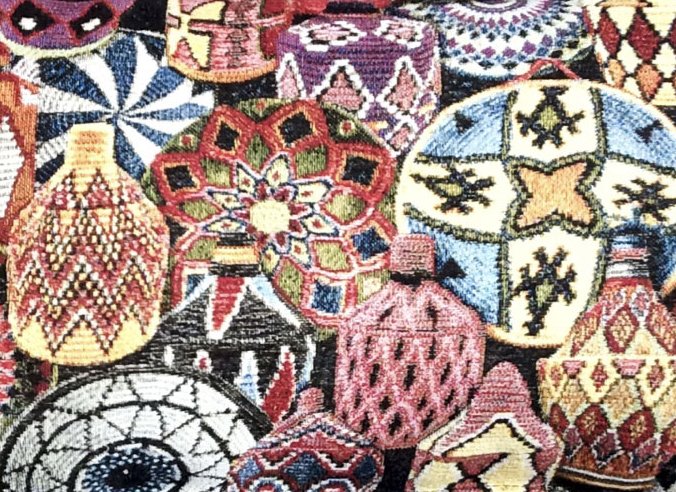 Подушка интерьерная Мозамбик с ярким узором - лучшие Декоративные подушки в INMYROOM