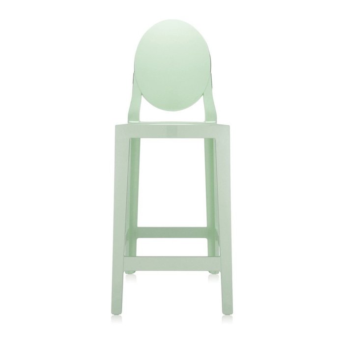 Стул барный One More светло-зеленого цвета  - купить Барные стулья по цене 31863.0