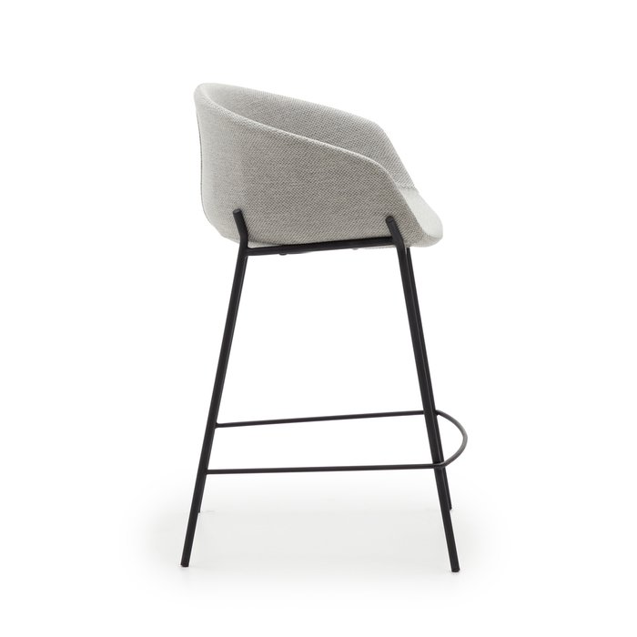  Полубарный стул Yvette светло-серого цвета - купить Барные стулья по цене 70990.0