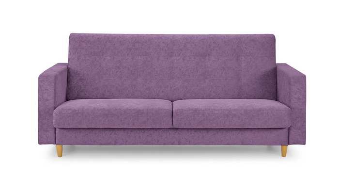 Диван-кровать Брисбен Лайт фиолетового цвета - купить Прямые диваны по цене 49600.0
