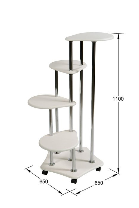 Подставка Четверочка белого цвета - купить Консоли по цене 6630.0