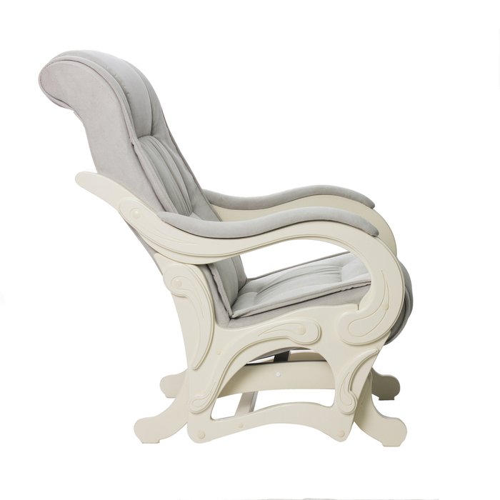 Кресло-глайдер серого цвета - купить Интерьерные кресла по цене 27999.0
