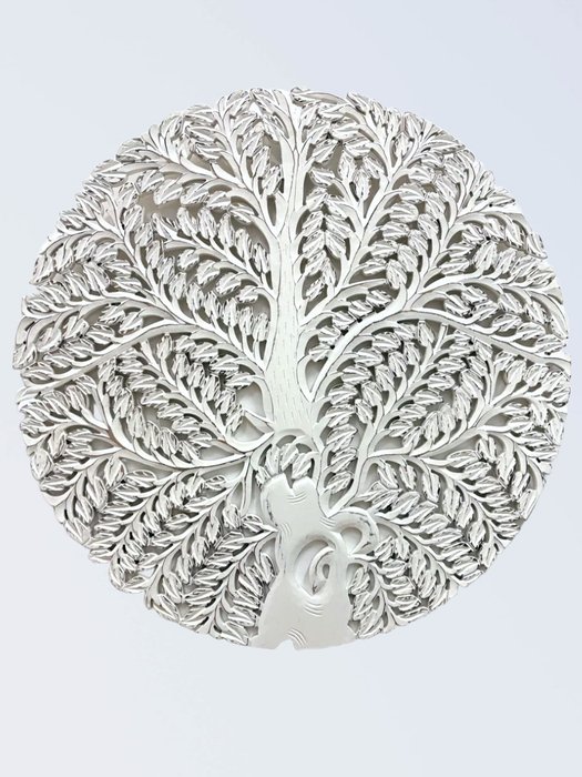 Панно настенное с зеркалом WHITE TREE Панно настенное с зеркалом WHITE TREE