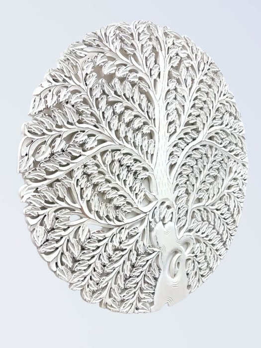 Панно настенное с зеркалом WHITE TREE - купить Настенные зеркала по цене 18000 Панно настенное с зеркалом WHITE TREE - купить Настенные зеркала по цене 18000