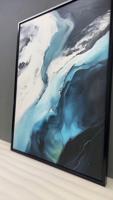 Набор из двух репродукций картин Ocean in the ice, 2024г. - лучшие Картины в INMYROOM Набор из двух репродукций картин Ocean in the ice, 2024г. - лучшие Картины в INMYROOM