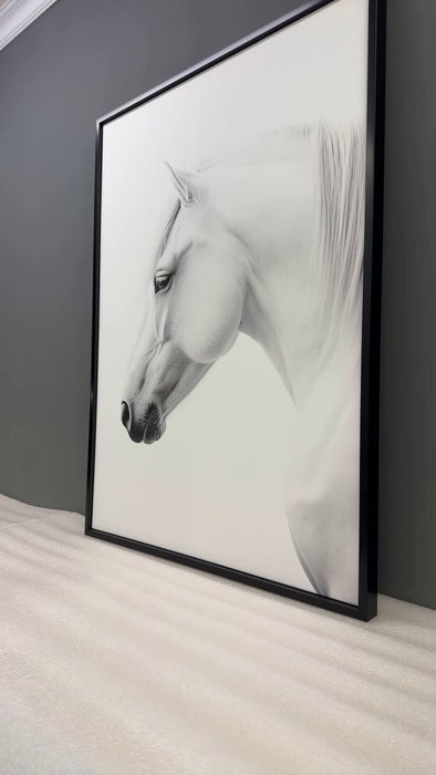 Репродукция картины на холсте Grace of the horses, No 2, 2024г. - лучшие Картины в INMYROOM