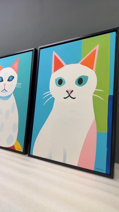 Набор из двух репродукций картин А в глазах ее вопрос, 2024г. - лучшие Картины в INMYROOM Набор из двух репродукций картин А в глазах ее вопрос, 2024г. - лучшие Картины в INMYROOM