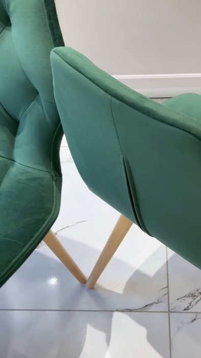 Обеденный стул Sheffild зеленого цвета - лучшие Обеденные стулья в INMYROOM Обеденный стул Sheffild зеленого цвета - лучшие Обеденные стулья в INMYROOM