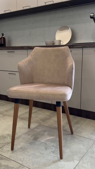 Обеденный стул Turin бежевого цвета - лучшие Обеденные стулья в INMYROOM