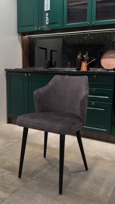 Обеденный стул Turin серого цвета - лучшие Обеденные стулья в INMYROOM Обеденный стул Turin серого цвета - лучшие Обеденные стулья в INMYROOM