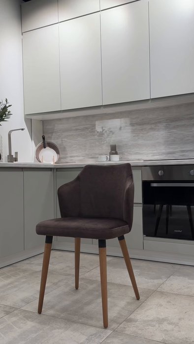 Обеденный стул Turin коричневого цвета - лучшие Обеденные стулья в INMYROOM Обеденный стул Turin коричневого цвета - лучшие Обеденные стулья в INMYROOM