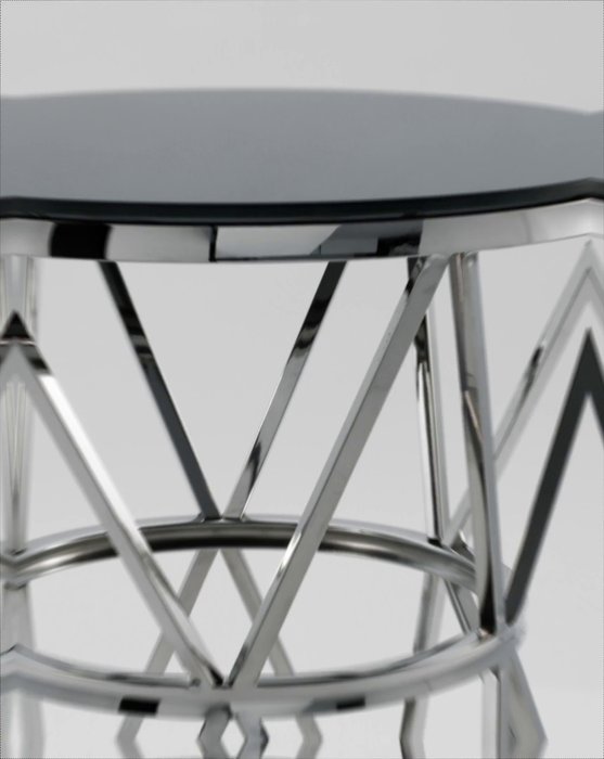 Кофейный стол Вива серебряного цвета - лучшие Кофейные столики в INMYROOM Кофейный стол Вива серебряного цвета - лучшие Кофейные столики в INMYROOM